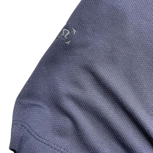 LULULEMON Pulse Motivation Short Sleeve Shirt Blue Size XXL - Picture 9 of 12
